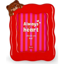 Κεραμική Επιτραπέζια Κορνίζα Frame the Moment - Teddy Bear 10x15cm APF0001 Legami