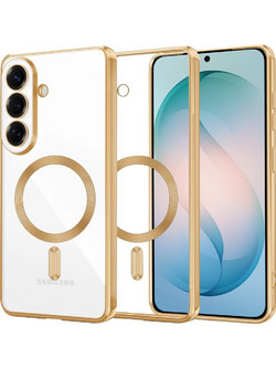 Techsuit Luxury Crystal MagSafe Θήκη Samsung Galaxy S26 Plus Gold