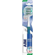 Aim Vertical Expert Double Face Soft Οδοντόβουρτσα Μπλε