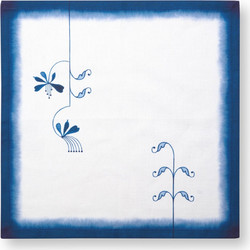 PIP STUDIO - ΣΕΤ/2 ΠΕΤΣΕΤΕΣ ΦΑΓΗΤΟΥ PIP & THE BLUE BIRD FLOWER ΛΕΥΚΟ ΜΕ ΜΠΛΕ 40cm X 40cm