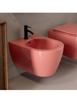 Μπιντέ κρεμαστό 50,5cm 5202 Glam Scarabeo Glossy Peach (ροδακινί γυαλιστερό)