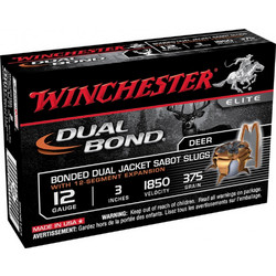 Winchester Supreme Elite Dual Bond Magnum Μονόβολα 24.30gr 5τμχ