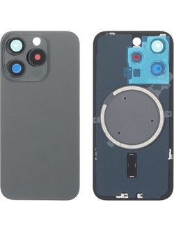 Full Back Cover Magsafe Magnet / Πίσω καπάκι Για iPhone 15 Pro Black Titanium
