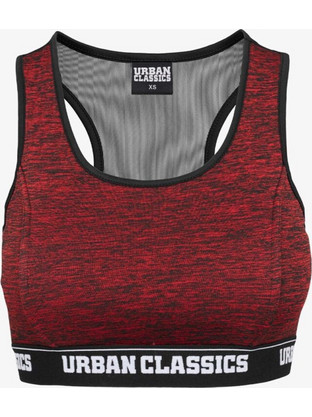 Urban Classics Αθλητικό Μπουστάκι με Μέτρια Στήριξη Κόκκινο TB1656