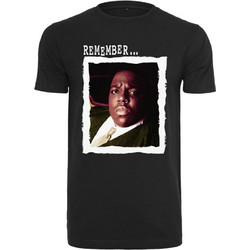 MISTER TEE Men Notorius Big Remember Tee - BLACK - MT1829