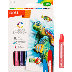 Deli Λαδοπαστέλ 18 Χρώματα Color Emotion