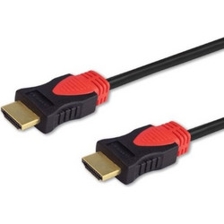 SAVIO Καλώδιο HDMI 2.0 HDMI Male to HDMI Male 1.5m Black / Red
