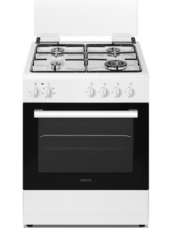 Omnys FSC-WN6021GB Κουζίνα Αερίου 60lt με Εστίες Αερίου 60cm