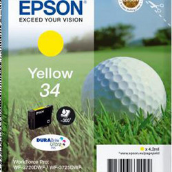 Epson 34 Yellow Μελάνι Εκτυπωτή Inkjet C13T346440