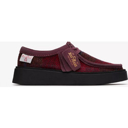 Clarks Torview Wallabee Harris Tweed Plum Interest