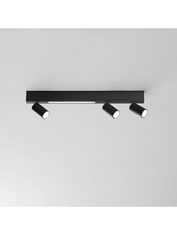 Luce Τριπλό Σποτ σε Μαύρο Χρώμα LED-ORIENTED-4-NER 8031414923304