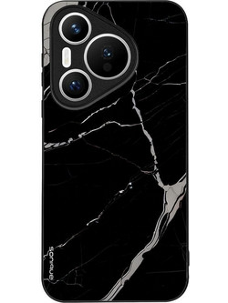 Sonique Marble Series Θήκη Black (Huawei Pura 70)