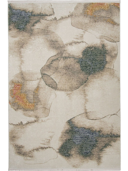 Χαλί Naf Naf Nouvel 17722 K11 Beige-Multi Βιοκαρπέτ 80X150cm