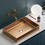 Karag SATURN Rose Gold BB9812-BRG Επικαθήμενος Νιπτήρας Μπάνιου Inox 55x38x10cm Ροζ Χρυσός