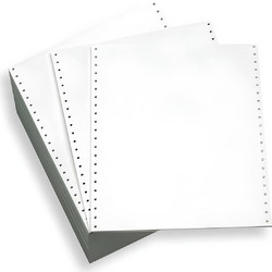 Χαρτί Μηχανογραφικό 9.5 x 11'' με Οπές Pro Office - 2000 Φύλλα - Λευκό Π290213