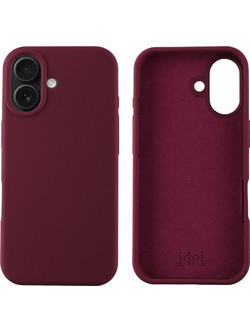 IDOL 1991 ΘΗΚΗ IPHONE 17 6.3" VELVET ELITE TPU 4 SIDE CAMERA GUARD BURGUNDY