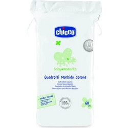 Chicco Baby Moments Μαντηλάκια Από Βαμβάκι 60 τεμάχια