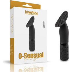 Lovetoy O-Sensual Clit Jiggle Κλειτοριδικός Δονητής 14cm Μαύρος