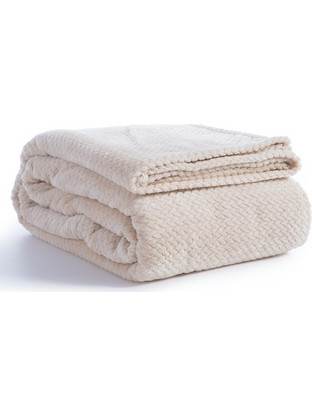 Κουβέρτα Υπέρδιπλη Flannel 220x240 Nef-Nef Homeware Worth ECRU
