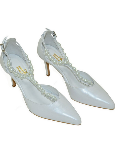 Gigi Lou bridal pumps