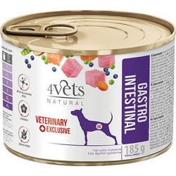 4VETS Natural Veterinary Exclusive Gastro Intestinal Grain Free with Turkey 185gr