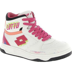 Lotto Rocket AMF II Παιδικά Sneakers Μποτάκια Λευκά 220152-B50