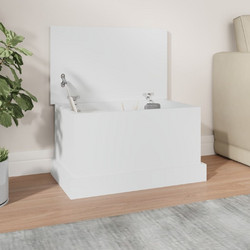 vidaXL Κουτί Αποθήκευσης Λευκό 50x30x28 εκ. από Τεχνητό Ξύλο 816496
