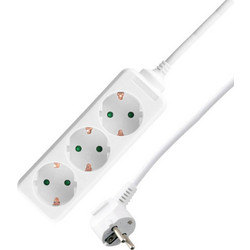 Πολύπριζα 3θ 16A 1M,3g1 λευκό LS-3W LIME
