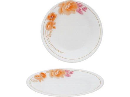Πιάτο Ρηχό Γυάλινο Λευκό με Διάμετρο 26cm Galifas 7706439 - Galifas