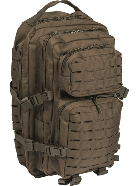 Mil-Tec Assault Laser Cut Αδιάβροχο Στρατιωτικό Σακίδιο 36lt Πράσινο