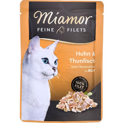Finnern Miamor Feine Filets Adult with Tuna & Chicken in Jelly 100gr
