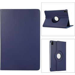 Περιστρεφόμενη Θήκη Tablet Book Style για Lenovo M11 - Σκούρο Μπλε