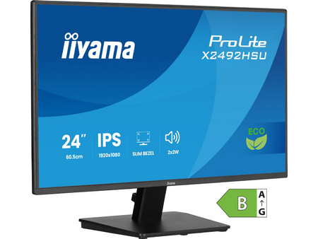 iiyama ProLite X2492HSU-B1 IPS Monitor 24" 1920x1080 FHD 120Hz 3ms