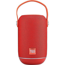 T&G TG-107 Ηχείο Bluetooth 10W με Ραδιόφωνο Κόκκινο