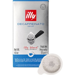 Illy Κάψουλες Espresso Decaffeinato Συμβατές με Μηχανή E.S.E Pod 18τμχ
