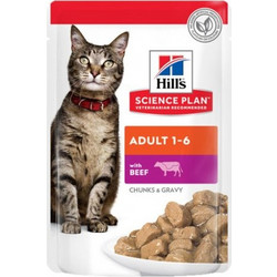 Hill's Science Plan Feline Adult Beef Pouch 85gr