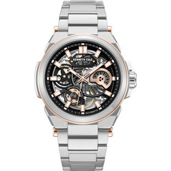 Kenneth Cole Ανδρικό Ρολόι με Ασημί Μεταλλικό Μπρασελέ KCWGY0065605