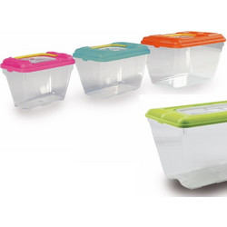 Ferplast Box Geo Small Ενυδρείο Ψαριών 1lt Κόκκινο