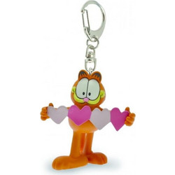 Μπρελόκ Garfield hearts Plastoy