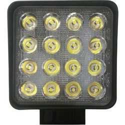 Arrango Led Αδιάβροχος Προβολέας Αυτοκινήτου 48W 6500Κ Μαύρος AP76003