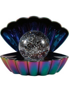 Λάμπα i-Total Shell Lamp Glitter Green 15x15x13cm Xl2930B