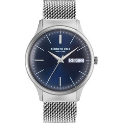 Kenneth Cole Ανδρικό Ρολόι με Ασημί Μεταλλικό Μπρασελέ KC50587001