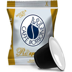 Borbone Κάψουλες Espresso Respresso Oro Συμβατές με Μηχανή Nespresso 100τμχ