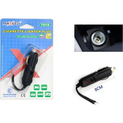 Βύσμα Αναπτήρα Αυτοκινήτου 8cm 7019 ABS 10A 12-24V 21031