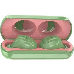 Fineblue Q Mini Ακουστικά Bluetooth In Ear Green