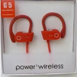 G5 Power 3 Ασύρματα Ακουστικά, σε πορτοκαλί χρώμα