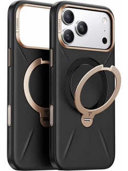 Torras QPRO Leather Series - θήκη για Apple iPhone 17 Pro - Μαύρο