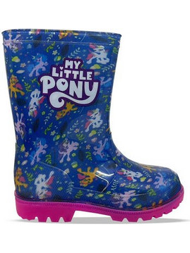 Hasbro My Little Pony Παιδικές Γαλότσες Αδιάβροχες Μπλε / Φούξια