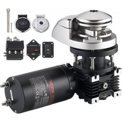 Κάθετος Βίντσι Ψαρέματος VEVOR, 12V DC 600W, Συστήματα Άγκυρας Βίντσι κατάλληλα για αλυσίδα 6,35 mm ή σχοινί νάιλον 14,3 & 15,9 mm, Μέγιστη Έλξη 320 kg, Κατασκευή από Ανοξείδωτο Ατσάλι 316, για Σκάφη