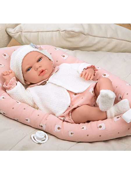 Munecas Arias Elegance Andie με Ρεαλιστικό Βάρος & Παπλωματάκι 40cm